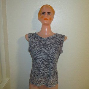 Bebe Gray Black Small Sleeveless Pullover Girl or Teen's Top -- Final Price